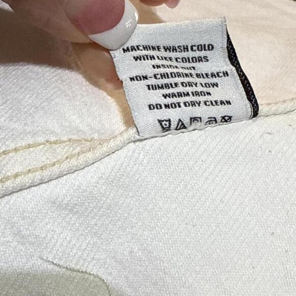 Rails White Denim Jacket Button Front Jean Pockets Lightweight Casual Boho XS - Picture 15 of 15